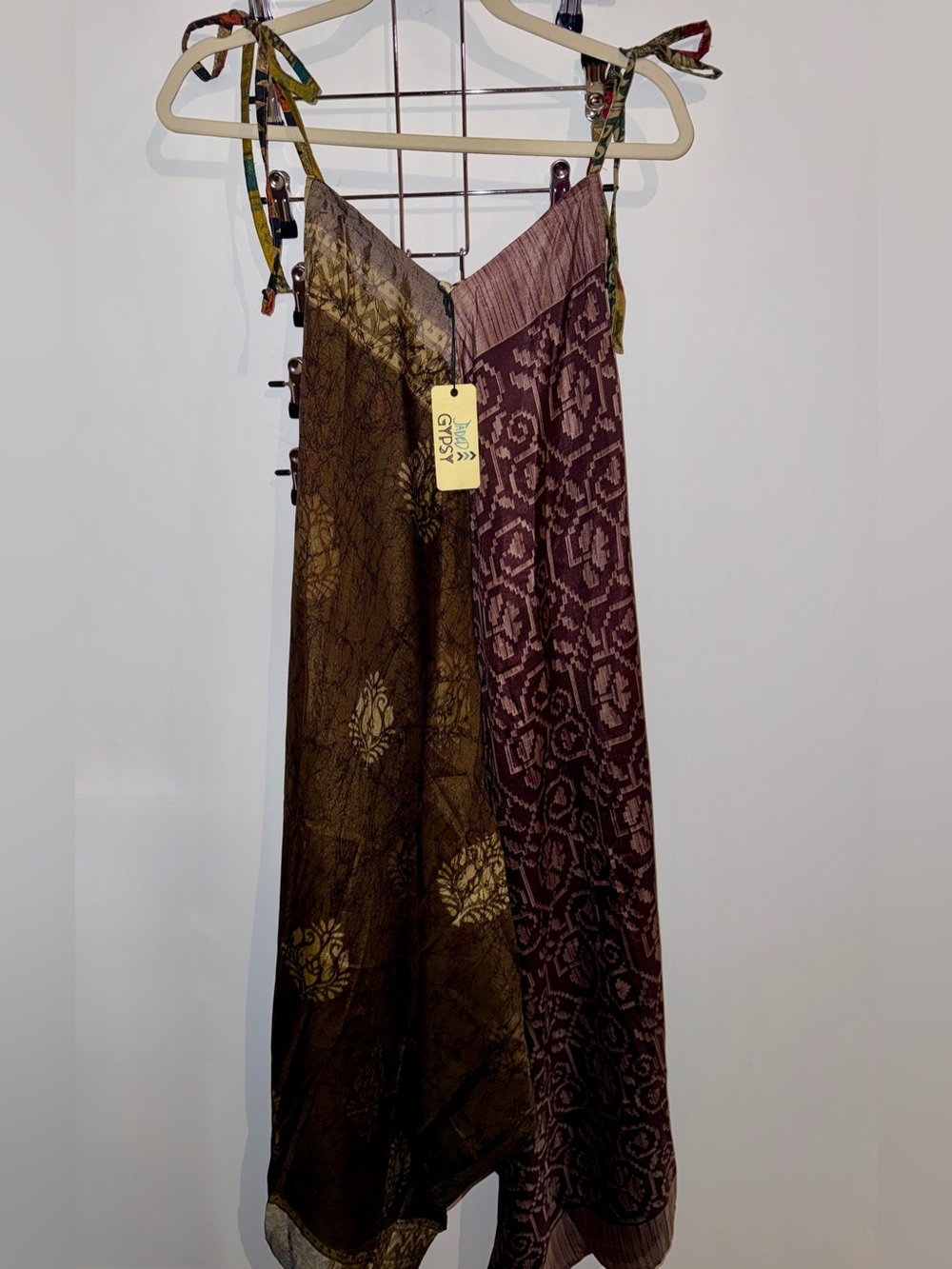 Jaded Gypsy Women’s Two-Tone Brown & Plum Romper